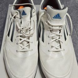 Used Once Adidas Men's Adizero Sport II Golf Shoes White/Grey Q46943, Size 15