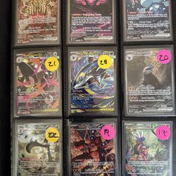 Pokemon Singles for sale/trade IRs SIRs FAs