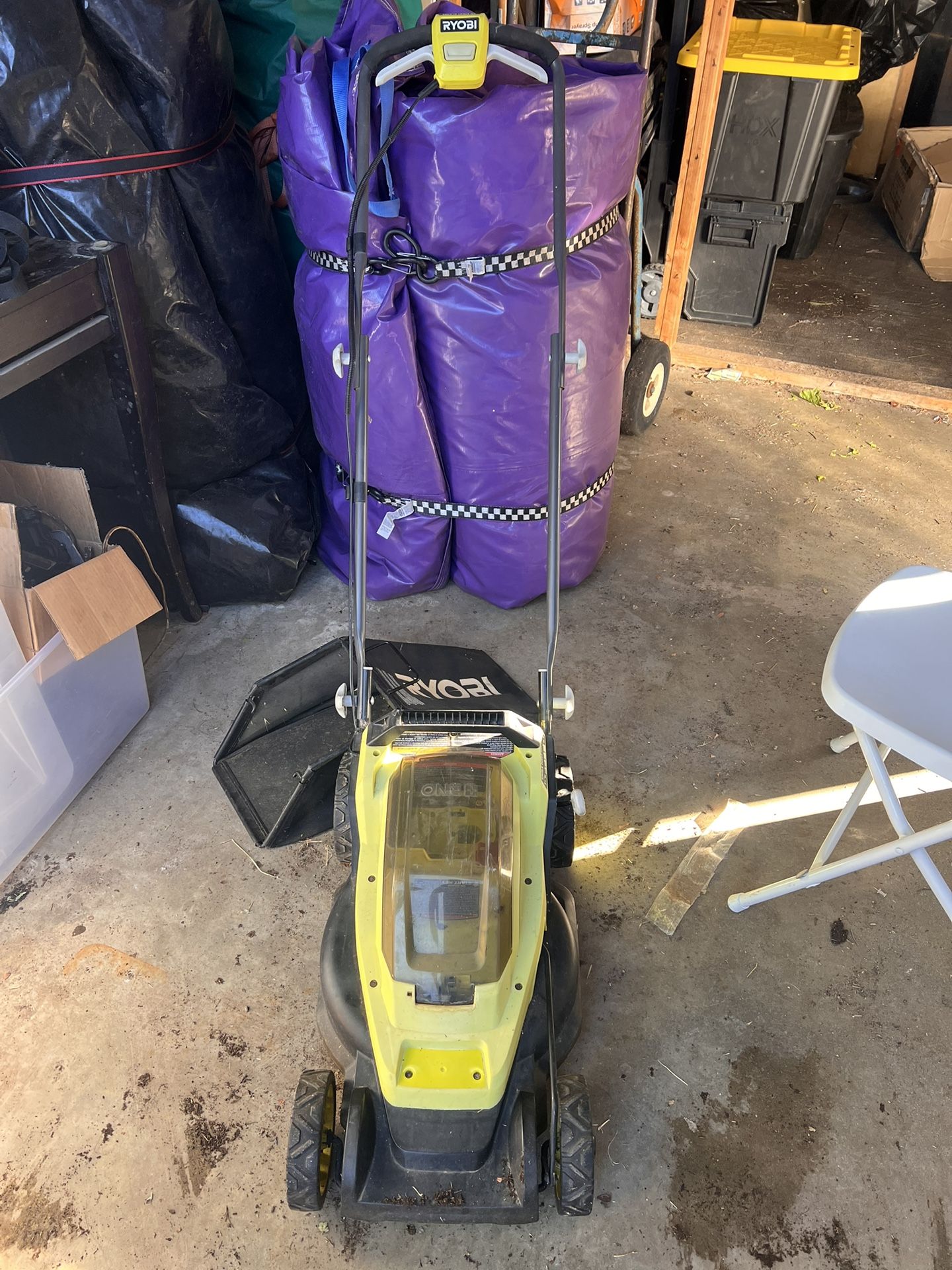 Ryobi Electric Mower And Weed Whacker 