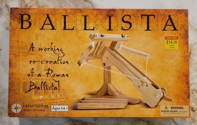 Pathfinders STEM Kit – Leonardo da Vinci Catapult / Trebuchet Science Kit – $10
