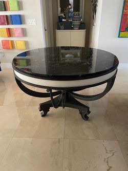 Iron & Marble Table