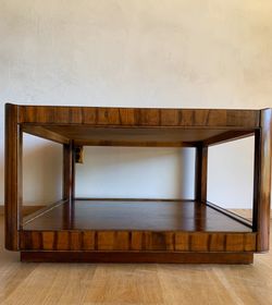 MID CENTURY MODERN Rosewood Coffee Table RETRO VINTAGE Two tier GORGEOUS
