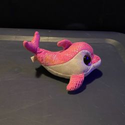 Ty Plush Pink Dolphin
