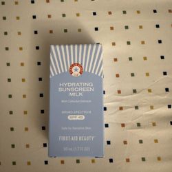first aid beauty hydrating sunscreen milk