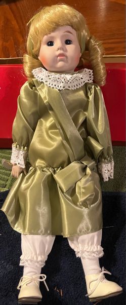 Porcelain Doll w/Music Box