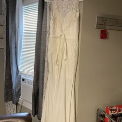 Formal White  Weeding Dress