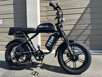 Brand New MEELOD M8DM Dual Motor Dual Battery Extra Long Range Dual Suspension 2400 Watt Peak 150 Miles Range Electric Bike