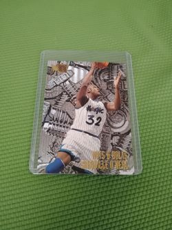 Like Mint 1995 Shaquille O'Neil Basketball Card Fleer Metal #215 Nuts & Bolts