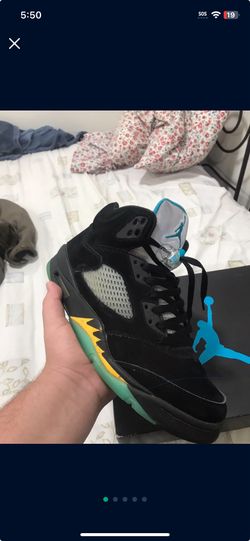 Jordan 5 aquas Size 12