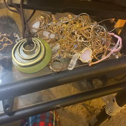 Necklasces, Charms, Earrings.