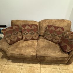 Walnut Love Sofa 