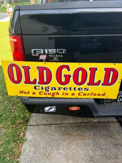 Old Gold Cigarettes Vintage Advertising Sign