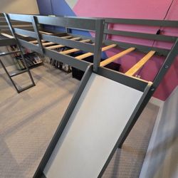 Twin Bunk Bed With Slide