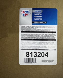 NEW IN BOX! CarQuest Dodge Jeep Radiator 813204