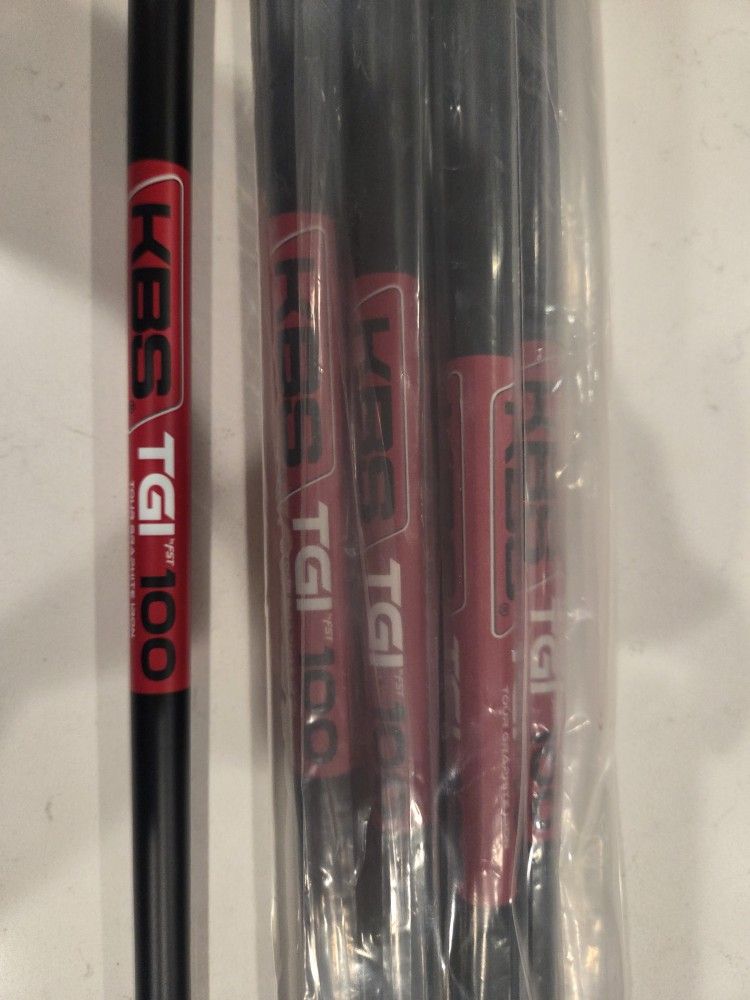 Brand NEW Uncut Graphite KBS Tour TGI 100 Shaft (8PCS)