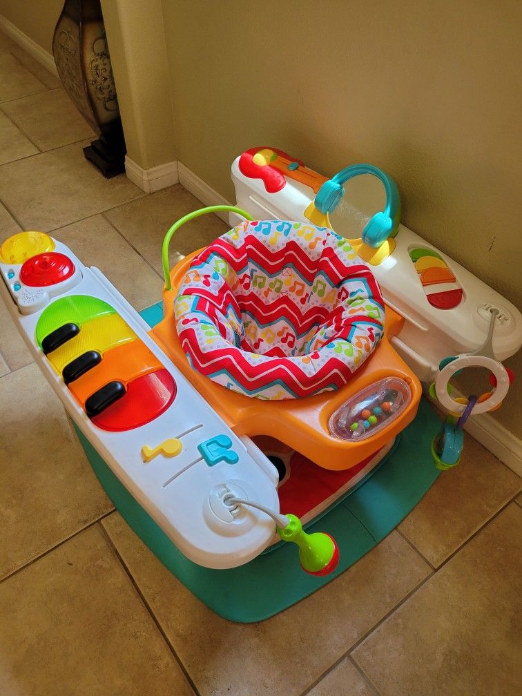 Fisher Price N Step N Play Piano Baby Activity Seat