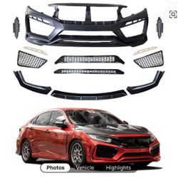 2016 2017 2018 2020 Honda Civic Front Bumper