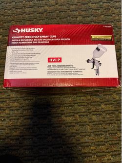 Husky Gravity Feed HVLP Spray Gun Brand New