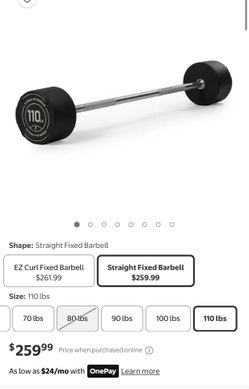 120 LB Barbell Gym Equipment