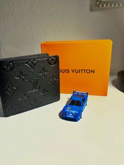 Black luxury designer wallet