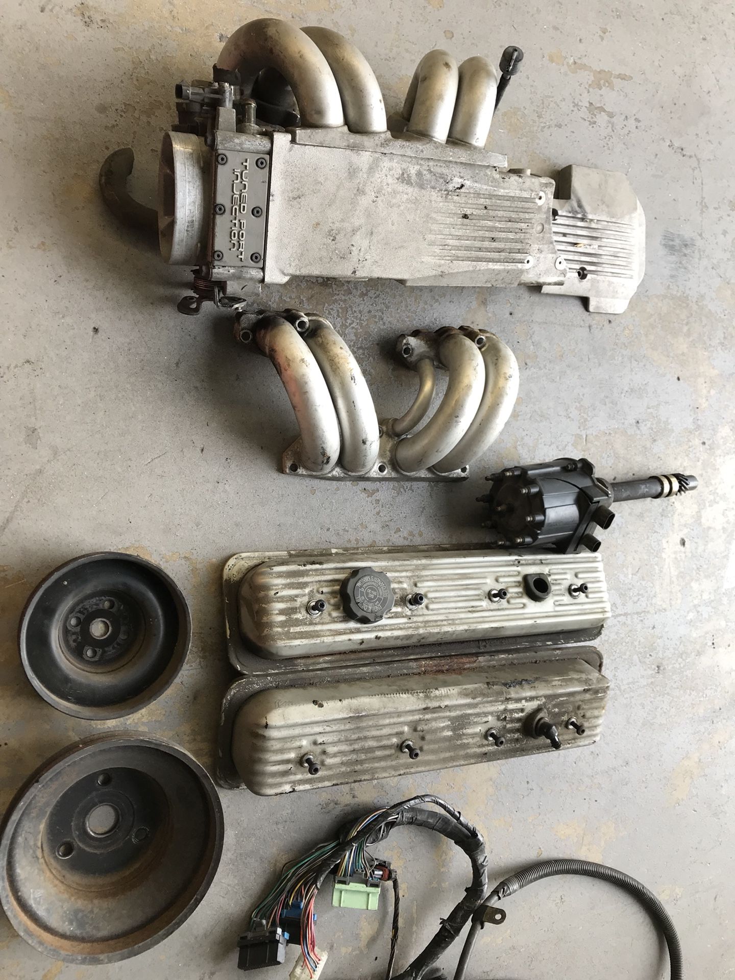 CORVETTE CAMARO FIREBIRD TPI 350 400 L98 ENGINE ASSEMBLY SETUP & PARTS