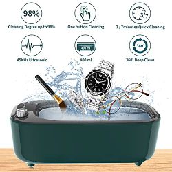 Brand New Ultrasonic Cleaner, 45Khz Ultrasonic Cleaner Jewelry, 400ml Mini
