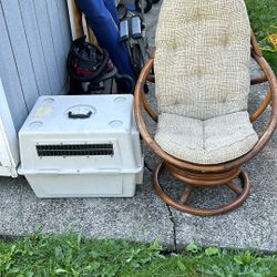 Free Chair And Dog Crate