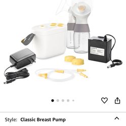 Medela Pump in Style Breast Pump Starter Kit | Classic Pump | Double Electric Breastpump with Bottles/Portable