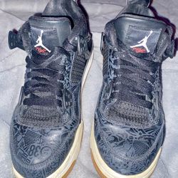 Jordan 4 Laser Black Gum 6.5Y