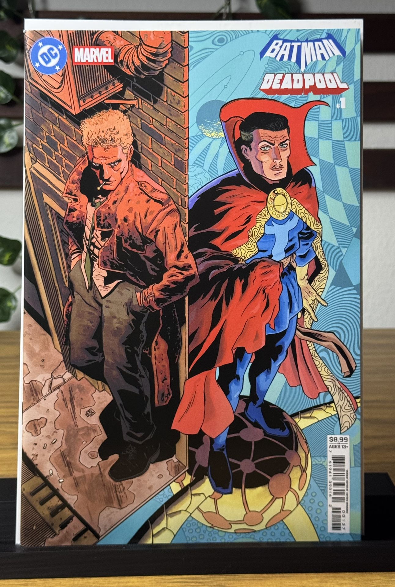 Batman Deadpool #1-CVR P-Hayden Sherman Variant-NM