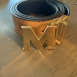 Designer MCM Leather belts 