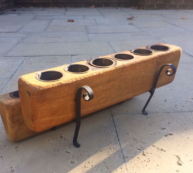 Wooden Sugar Molds for Fireplace
