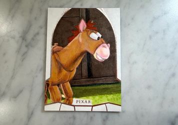 Topps 30 Years of Toy Story - Bullseye Sketch Card 1/1 RARE!