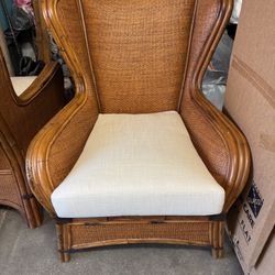 McGuire-Attributed Rattan Lounge Chair, Philippines, c. 1980s–1990s