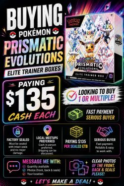 Buying prismatic evolution ETB