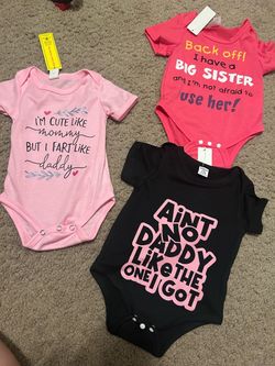 3-6 months new onesie