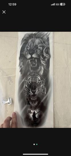 Temporary Sleeve Tattoo