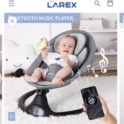 Brand new in box Larex Baby Swing with bt and music player