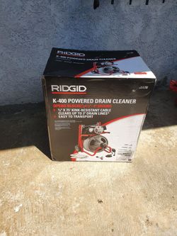 Ridgid K-400 Powered  Drain Cleaning Snake
