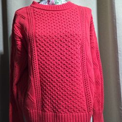 NWT A NEW DAY RED SWEATER  SZ SM