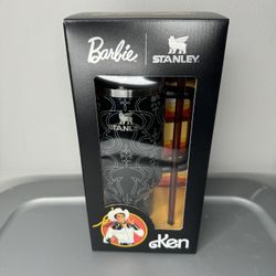 PRICE FIRM Limited Edition Barbie 80’s Western Ken Stanley Cup 40 oz Quencher Tumbler H2.0 BRAND NEW w/BOX