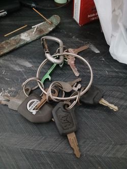 Construction site machine keys