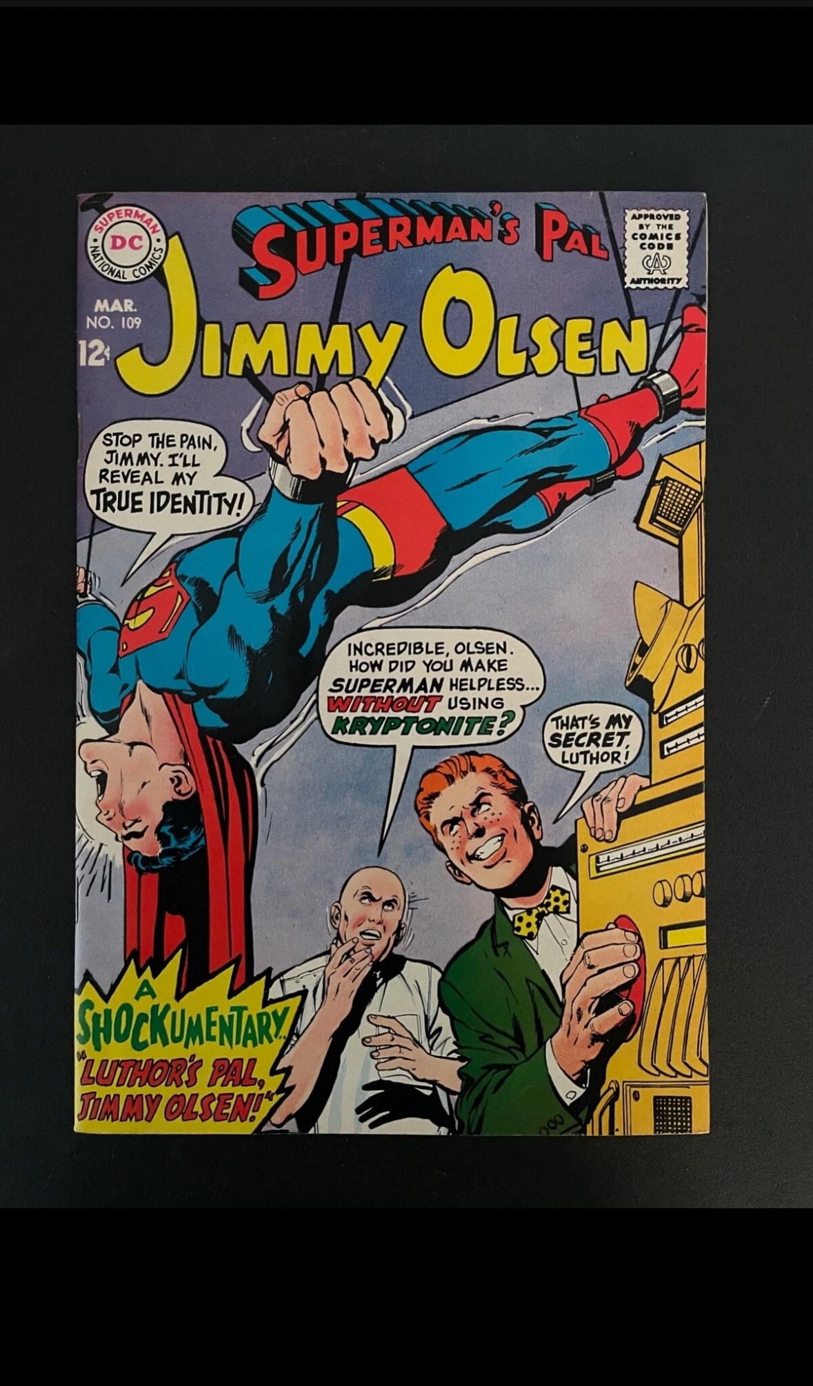 Superman's Pal Jimmy Olsen vol.1 #109 1968 High Grade DC Comic Book D58-12