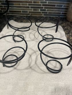 4-Metal  Wall Wine Hangers,  $8