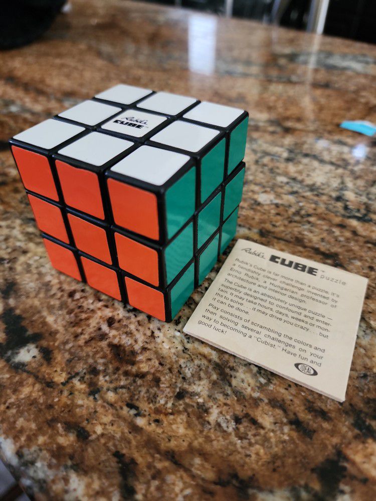 Vintage Original 1980s Rubix Cube