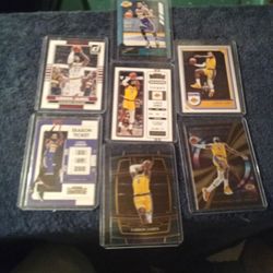 LEBRON JAMES 7 CARD LOT