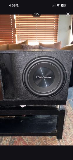 Pioneer 12 Inch Subwoofer With Qbomb Enclosure
