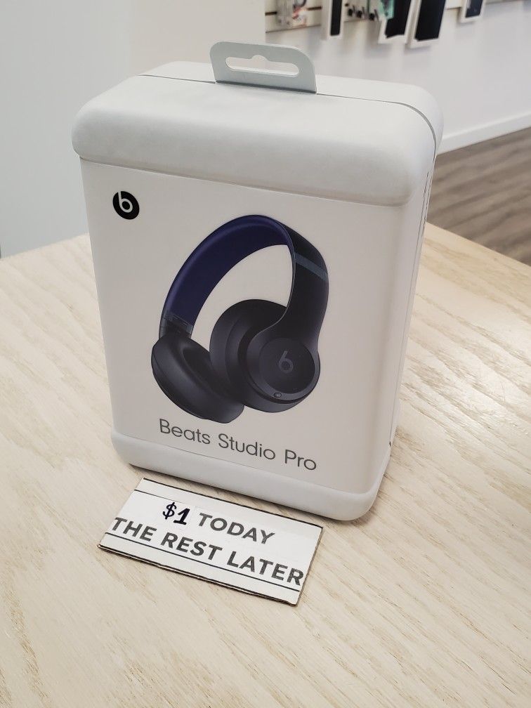 Beats Studio Pro Wireless Noise Cancelling Brand New - $1 DOWN TODAY, NO CREDIT NEEDED - WARRANTY INCLUDED