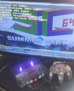 N64 smoke gray with summer cart