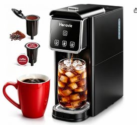Single Serve Coffee Maker – Hot & Iced!